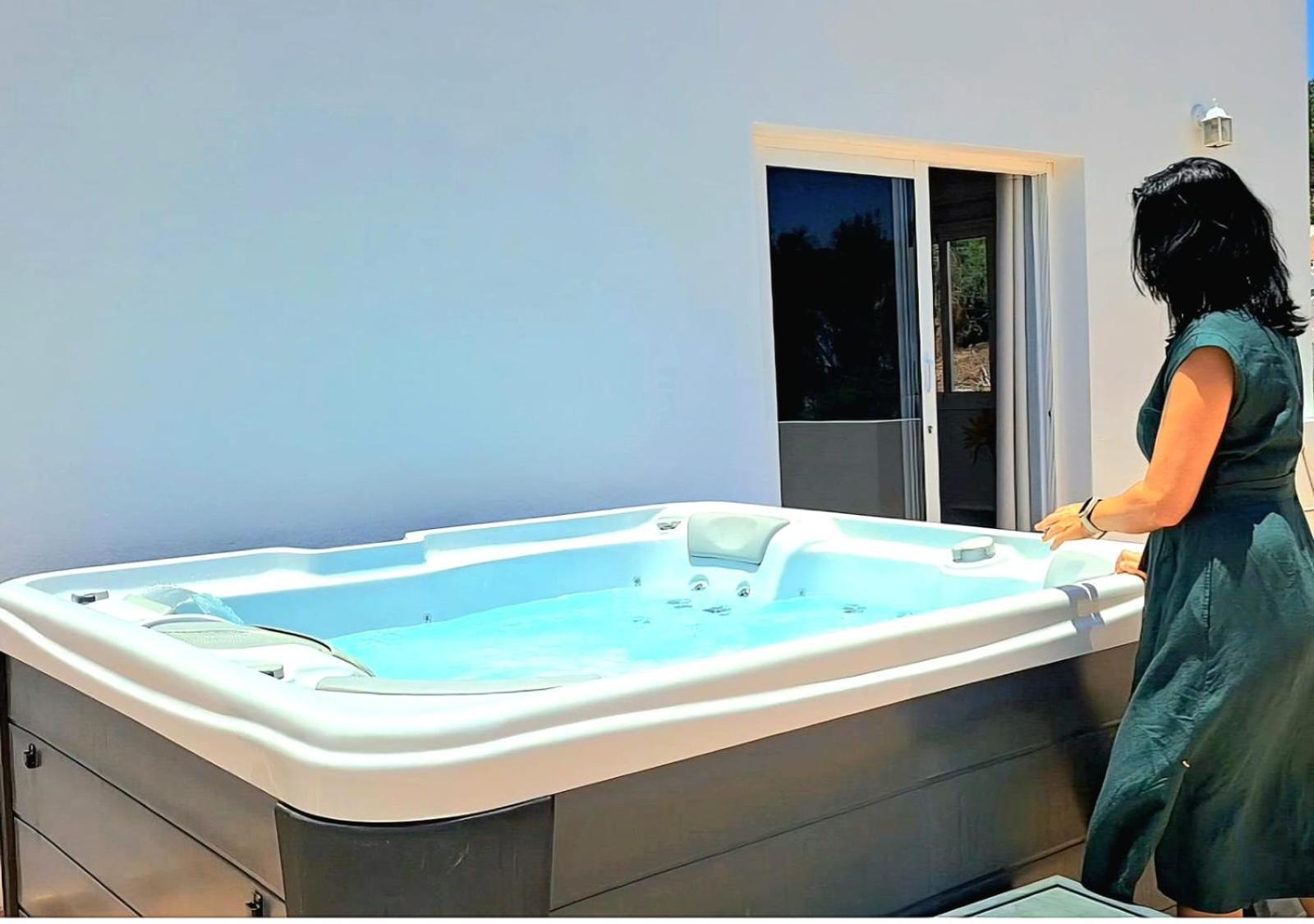 Villa Calma Climatized Pool Private Jacuzzi Spa In Tarajalejo Tuineje Extérieur photo